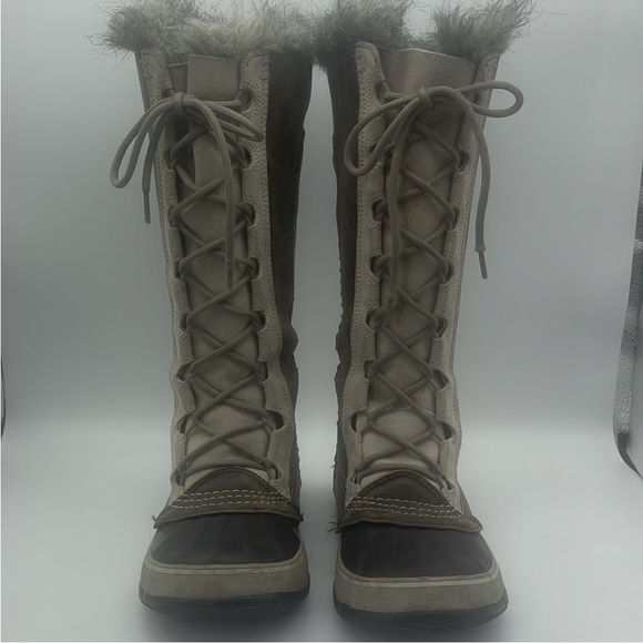 Sorel Brown and Cream Winter Boots - Picture 2 of 13